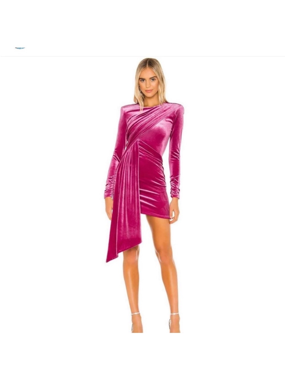 Michael Costello x REVOLVE Hollie Mini Dress in Magenta